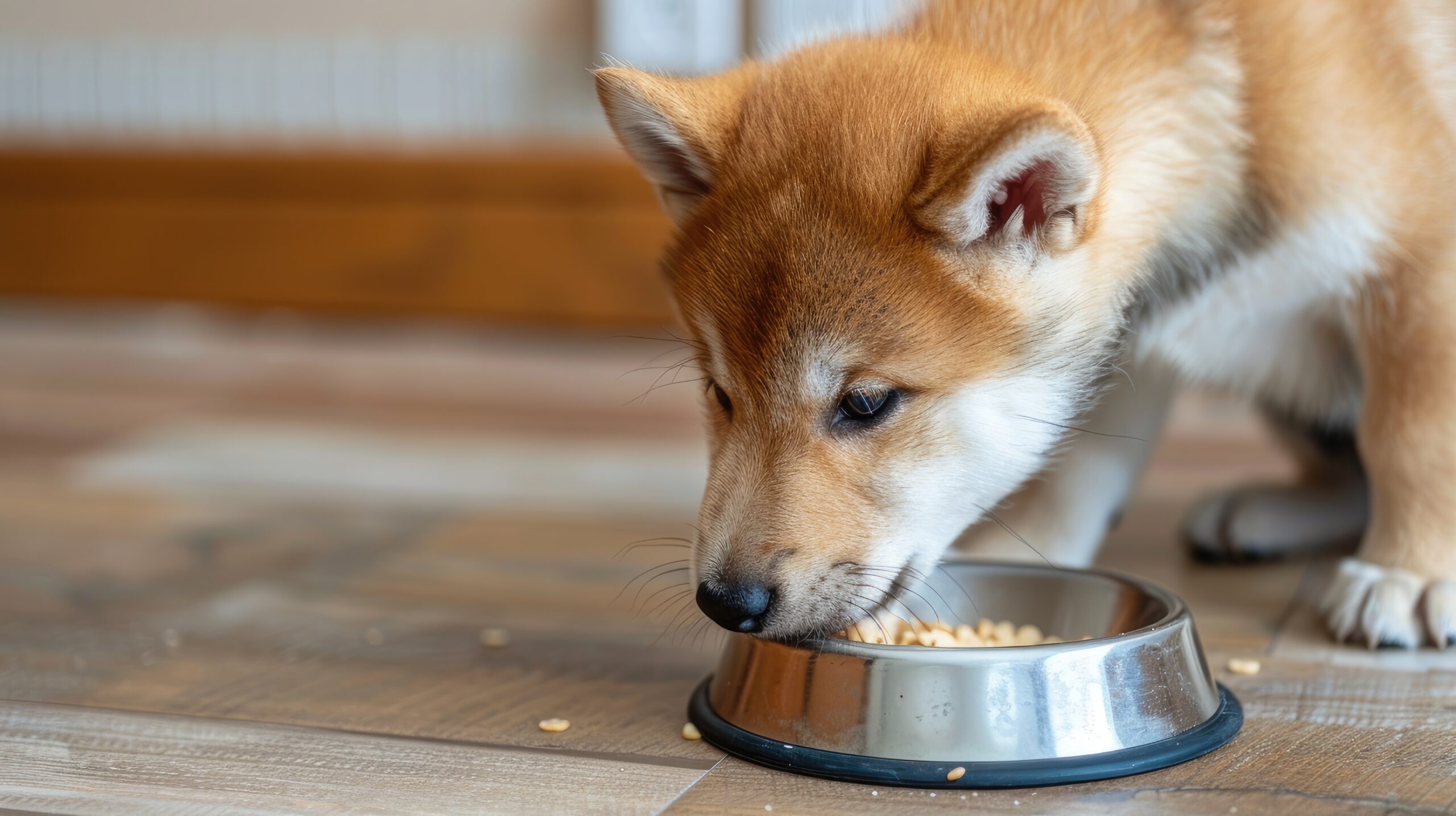 子犬の健やかな成長のための食事量・与え方について